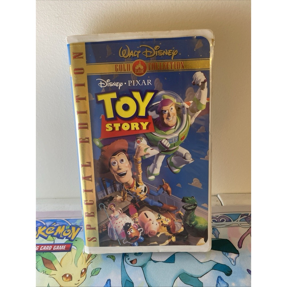 Disney Pixar Toy Story Gold Classic Collection VHS 2000 Edition Clamshell Tape